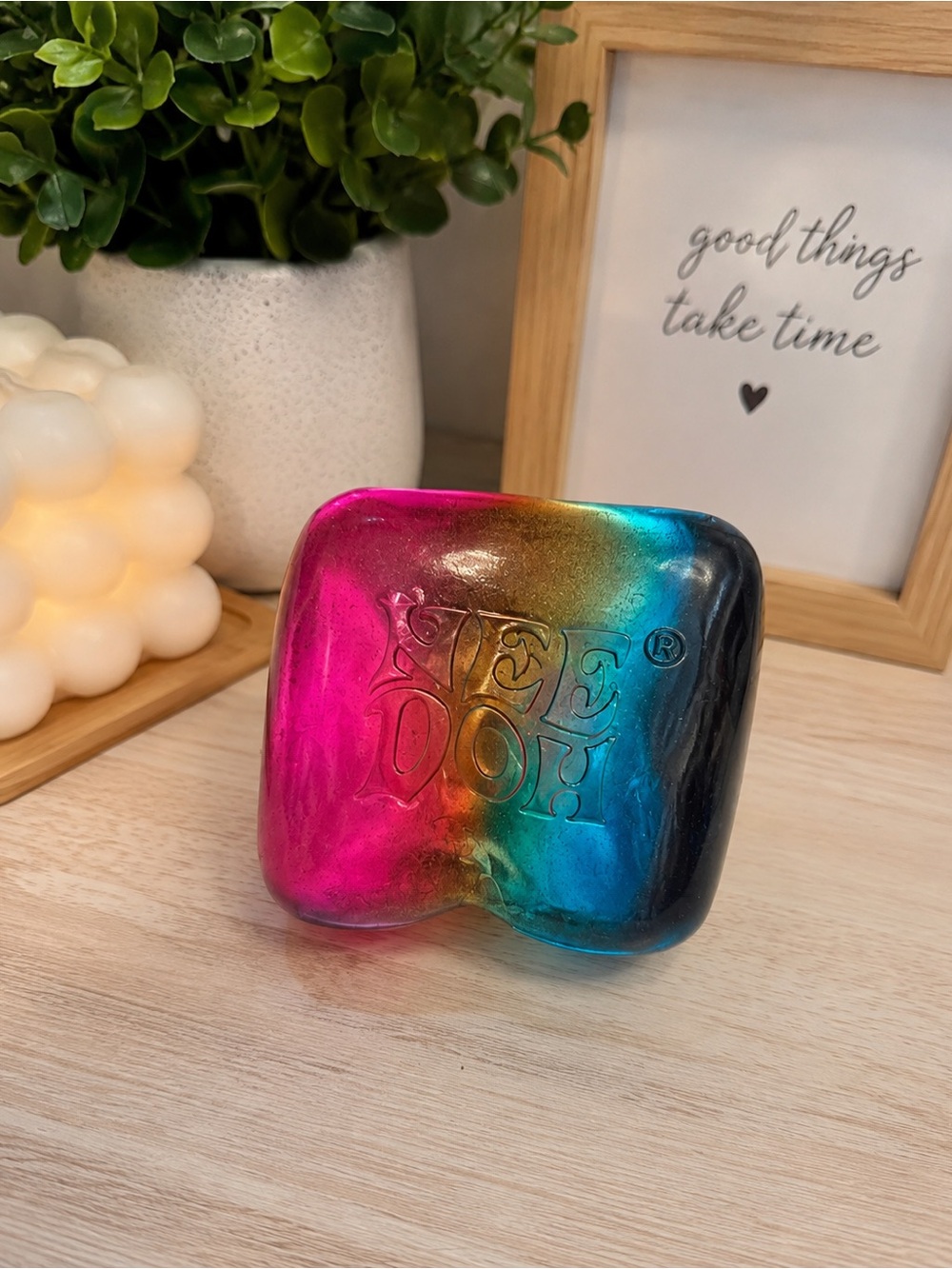 Nice Cube Needoh feel Super Solid Squish - Rainbow - Picture 3 of 3